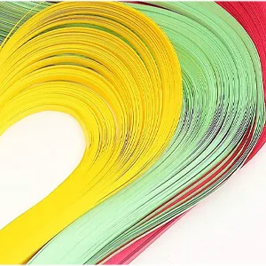 36 Colors 4320 Strips Paper Quilling Strips Set  Width 5mm Length 54cm Quilling Art & Craft Strips for DIY Multi-Color 5mmX54cm - product information 6