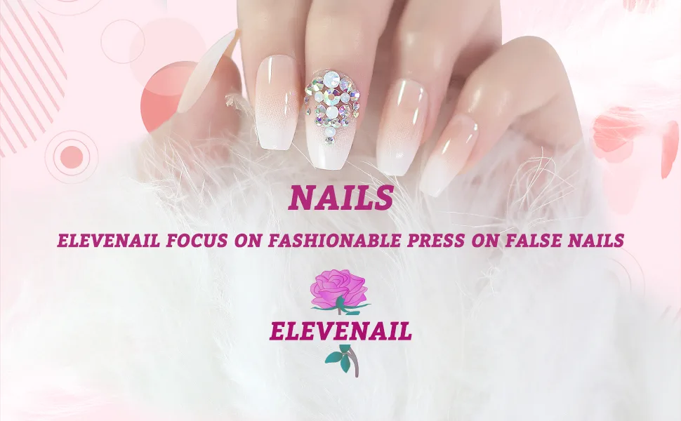 Luxury Full Cover 3D Rhinestone Press on False Nails Super Extra Long Stiletto Fake Nails Manicure Nail Art Tips Set for Wedding Party - A+ 1