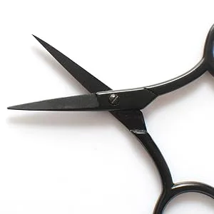 YJSStriving Eyebrow Trimmer Scissors Eyelash Scissors Sharp Mini Scissors for Eyebrows Eyelash  Hair Trimming  Mustache/Beard Trimming Scissors Black - eyebrow trimmer scissors for women trimming eyelash, eyebrow