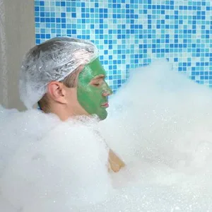 100 Pcs Disposable Shower Caps  Large Plastic Bath Caps for Home Kitchen Hotel Travel  16.5+20.5 - product information 31