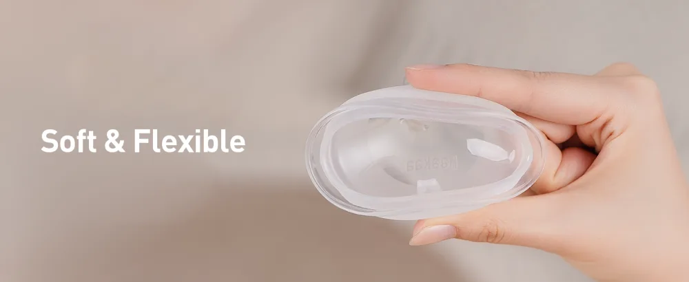 haakaa Silicone Orthodontic Bottle Nipple  Bottle Nipple with Anti-Colic Teat Variable Flow  6M+  2pcs Orthodontic Nipple L Size 6m+ - Bottle nipple