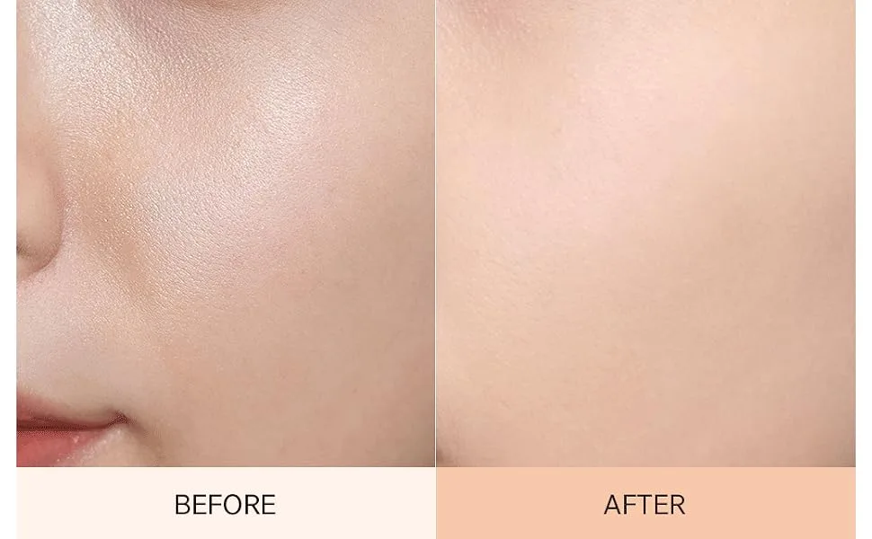  JUNGSAEMMOOL OFFICIAL  Masterclass Powder Foundation | Flawless cover Long-lasting | Makeup Artist Brand (N1 Ivory) - before after