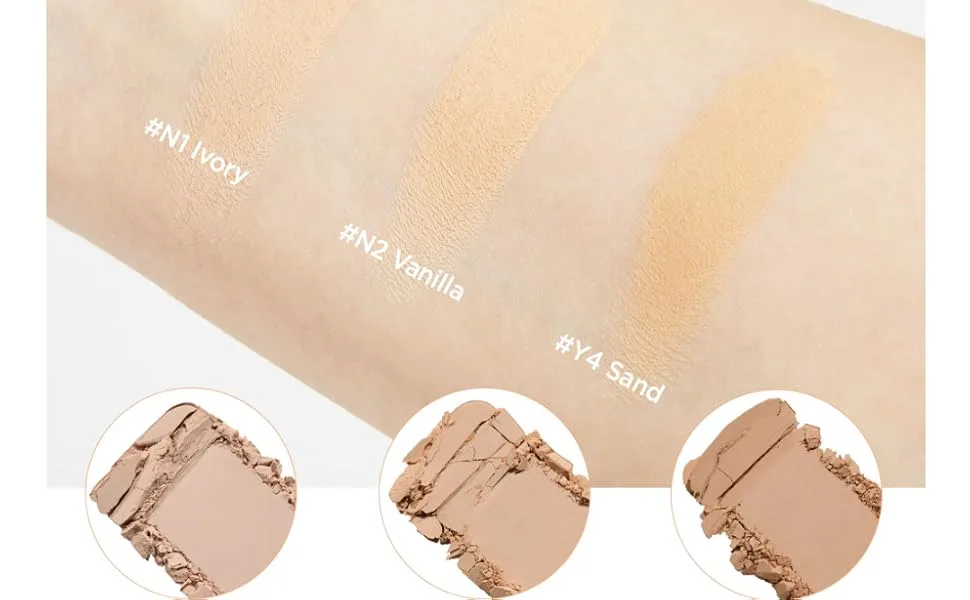  JUNGSAEMMOOL OFFICIAL  Masterclass Powder Foundation | Flawless cover Long-lasting | Makeup Artist Brand (N1 Ivory) - color shade
