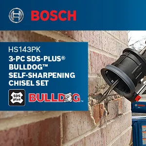 BOSCH HS143PK 3 pc. SDS-plus  Bulldog  Self-Sharpening Chisel Set - image