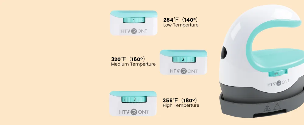 HTVRONT Heat Press Mini Heat Press Machine  Small Heat Press Portable Iron Press Machine for T Shirts  Hats  Heating Transfer Projects Mint - heat press machine