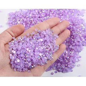 3000pcs 3mm 30gram Resin Rhinestone AB Color Flatback Jelly Resin Rhinestones Bling Glitter Diamond Stone for Mugs  Silver 34 - Resin Rhinestone AB