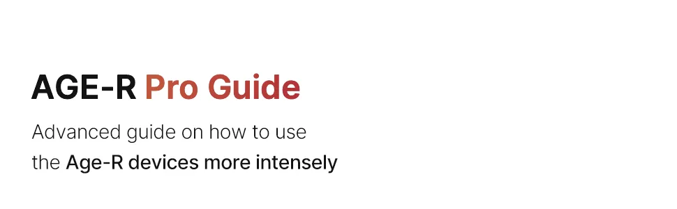 Medicube Age-R USSERA (Device only) - pro-guide-tit