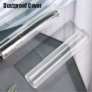 Eyelash Comb  Lashes Brush Separator Mascara Brush Eyelashes Definer Lash Separating Cosmetic Tool Silicone Comb  With Dust Cover  3 Pcs  Black (3 Black) - eyelash comb