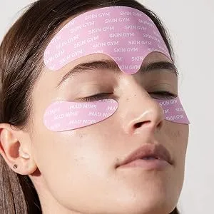 SKIN GYM Reusable Forehead Mask - Eco-Friendly  Anti-Wrinkle  Anti-Aging  Soothing  100% Silicone Mask  Pink - FOREHEAD