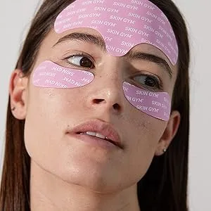 SKIN GYM Reusable Forehead Mask - Eco-Friendly  Anti-Wrinkle  Anti-Aging  Soothing  100% Silicone Mask  Pink - FOREHEAD