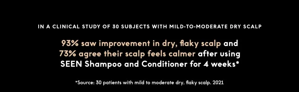 SEEN Conditioner - Non-Comedogenic & Sulfate-Free Hair Conditioner- Dermatologist-Developed -Safe for Sensitive  Eczema & Acne Prone Skin Scented Regular - Scalp Study