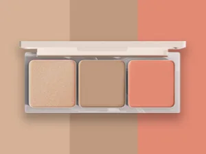 AMIIR Trio Contour Powder Makeup Palette Bronzer Blush Highlighter Face Sculpt Contouring Kit Collection  Blush - Blush Contour