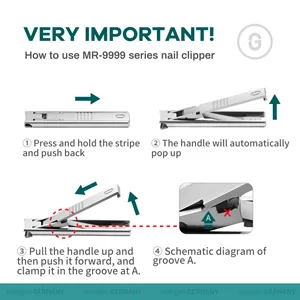 MR.GREEN Ultra Thin Nail Clippers German Precision Manufacturing Technology Nail Cutters with Cow Leather Cover Superior Texture (Dark Brown) - 9999-3
