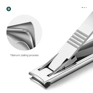 MR.GREEN Ultra Thin Nail Clippers German Precision Manufacturing Technology Nail Cutters with Cow Leather Cover Superior Texture (Dark Brown) - 9999-300-1