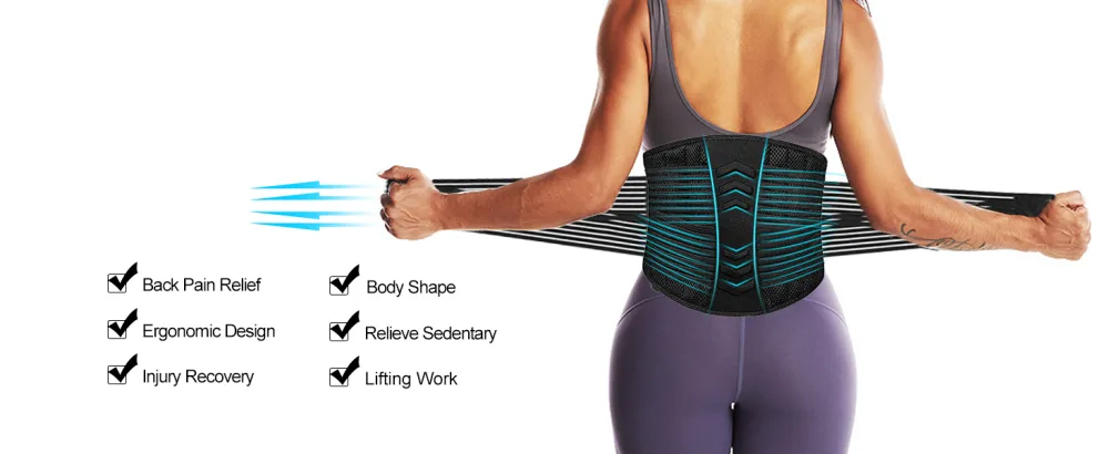 Back Brace for Women Lower Back Pain  Back Support Belt Men  Immediate Back Pain Relief  Breathable Lumbar Support Belt  Adjustable Waist Trimmer Belt for Heavy Lifting  Sciatica  Herniated Disc  M Medium - back brace for lower back pain women