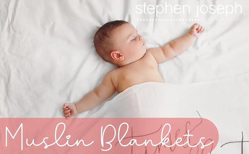 Stephen Joseph Muslin Lovie with Teether  Unicorn - MUSLIN BLANKETS