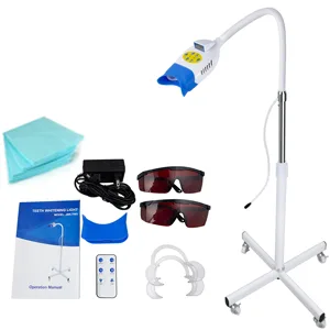 Teeth Whitening Lamp  Teeth Whitening Light 36W 10 LED Cold Light 3 Colors LED Whitening Lamp Bleaching Accelerator Light LED Teeth Whitening Machine with Remote Control Function (Floor Standing Type) - Teeth Whitening Machine