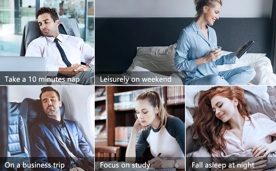 Wireless Earbuds for Sleeping  Smaller and Lighter Ultra-Soft Comfortable in-Ear Headphones Noise Blocking Designed for Sleep  Insomnia  Side Sleeper  Snoring  Air Travel  Meditation  Relaxation - Wireless Bluetooth earbuds engineered by Damipow for your deep sleep yet.