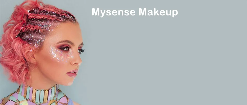 Mysense Single Black Eyeshadow  Pressed Powder Matte Eye Shadow  High Pigment Eyeshadow Longwearing Eye Black Makeup Palette - mysense makeup