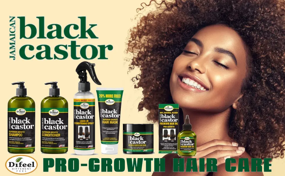 Difeel Jamaican Black Castor Superior Growth Root Stimulator 2.5 oz. - Difeel Jamaican Black Castor Line 2