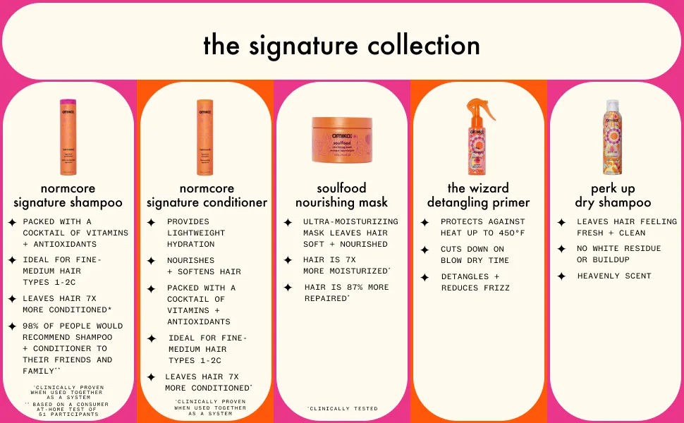 normcore signature shampoo  500ml | amika - Signature Collection