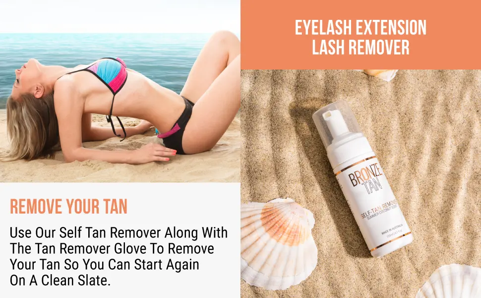 Bronze Tan Self Tanner Kit EVERYTHING Combo includes: Self Tanning Mousse  Face Tanning Water  Gradual Tanning Lotion  Tan Remover and All Sunless Tanning Applicator Accessories - Self Tanning Mousse, Face Tanning Water, Gradual Tanning Lotion, Professional Tan Remover