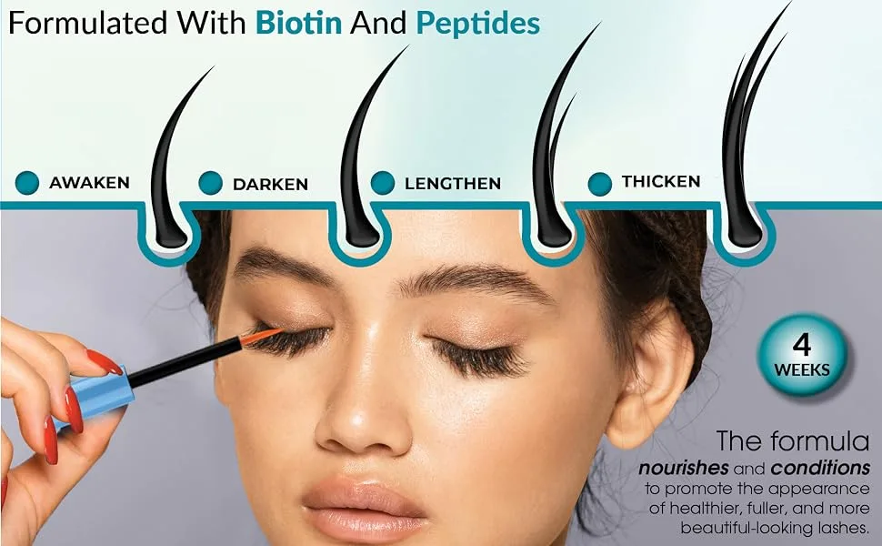 Lash Booster | Advanced Eyelash Growth Serum And Eyebrow Enhancer | Grow Longer Beautiful Eyelashes And Bold Eyebrows | Naturally Promotes Fuller  Thicker  Longer  Lashes & Brows - conditioner realash neulash enhancing enhancements boost thickening grande naturals premium advanced