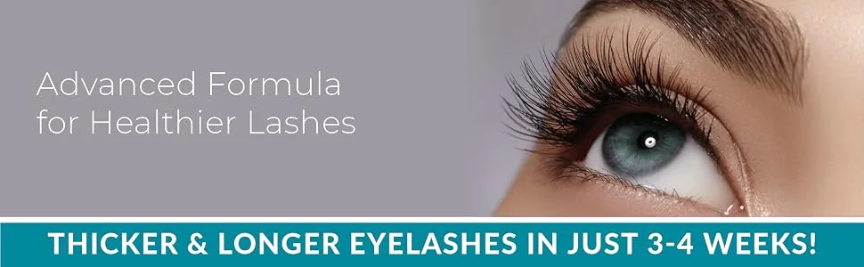 Lash Booster | Advanced Eyelash Growth Serum And Eyebrow Enhancer | Grow Longer Beautiful Eyelashes And Bold Eyebrows | Naturally Promotes Fuller  Thicker  Longer  Lashes & Brows - lash serum growth for eyelash fast woolash forever lushful safe extensions latisee serim nourishlash