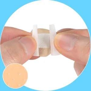 Adhesive Spot Bandage Flex Fabric Adhesive Bandages 0.87 Inch Diameter Round Bandage with Non Stick Pad (400) - product information 2
