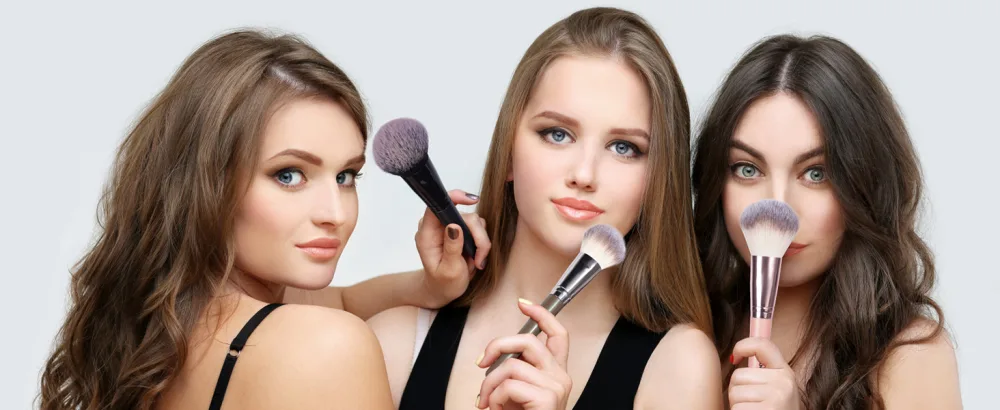 Make up Brushes  MAANGE 18 Pcs Premium Synthetic Makeup Brush Set Soft Foundation Powder Eyeliner Eye Shadow Makeup Brushes Set Professional (Champagne) - makeup brushes set professional make up brushes makeup brush