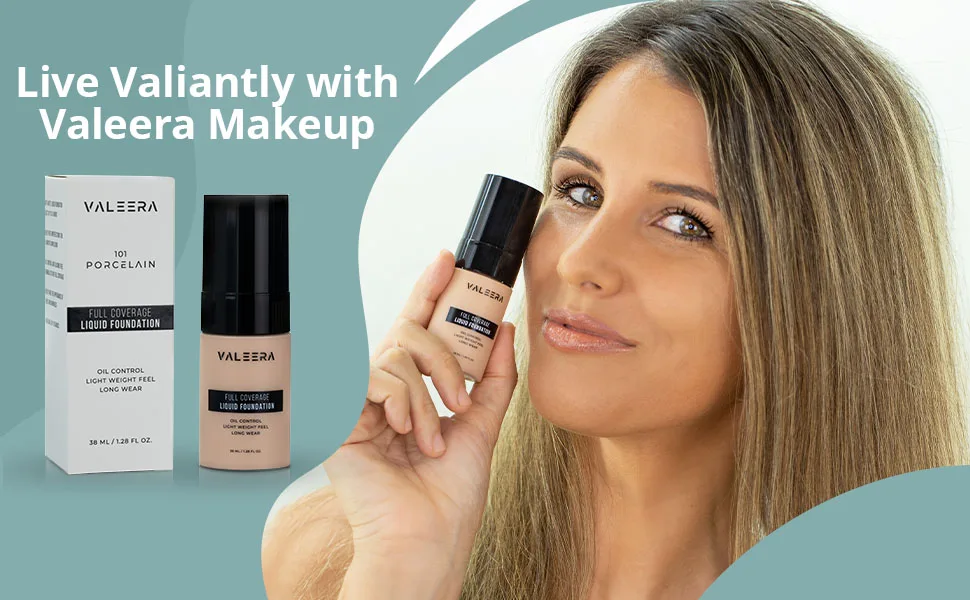 Valeera Full Coverage Soft Matte Oil Control Flawless 24HR Concealer Liquid Waterproof Foundation (105 - Sand) - product information 3