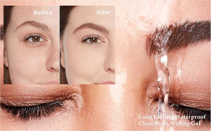 Brow Soap for Eyebrow Brows Styling Wax Clear Balm Shaper Freeze Gel Neat and Tidy Result Lamination Effect DIY at Home 01 - brow gel wax