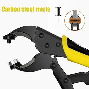 Snap Tool for Boat Covers Heavy-Duty Snap Fastener Tool  Snap Installation Tool 15mm Metal Snaps Repairing Boat Covers Canvas Adjustable Snap Setter yellow - snap