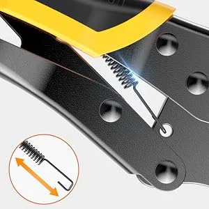 Snap Tool for Boat Covers Heavy-Duty Snap Fastener Tool  Snap Installation Tool 15mm Metal Snaps Repairing Boat Covers Canvas Adjustable Snap Setter yellow - snap1