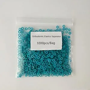 Orthodontic Elastics Separator Dental Orthodontic Separator Tie Elastic Band Force Continuous (1000pcs/Bag) - product information 2