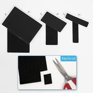 Art3d 16 Sets Hook and Loop Tape Sticky Back 1 in.x 4 in. Double-Sided Command Adhesive Strip Heavy Duty 4 in. x 1 in. 16 - product information 19