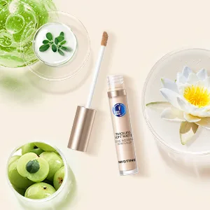 MISTINE Under Eye Concealer Makeup Full Coverage Under Eye Concealer for Dark Circles 24H Long-Lasting Waterproof Liquid Concealer Makeup with Skincare Benefits Soft Matte Finish-Light Beige - concealer makeup