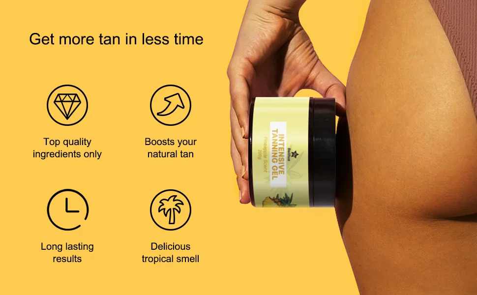 Tanning Accelerator Tanning Gel Accelerator Cream (pineapple) - tan sunbed gel