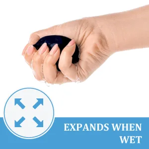 ForPro Expert Beauty Sponge Blender  Premium Makeup Sponge  Latex-Free  100% Vegan & Cruelty-Free  Black - ForPro Expert Beauty Sponge Blender