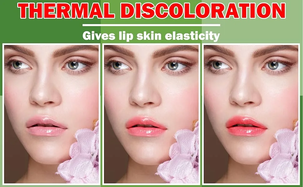 XINGXYUEL 2Pcs Aloe Vera Lipstick Magic Temperature Color Changing Lipstick Lip Stain Lip Gloss Lip Tint Set Long Lasting Moisturizer Nutritious Lip Balm Makeup - color changing lipstick