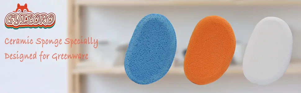Pottery Sponge for Clay  Clay Sponge Cleanup and Shaping Tool for Pottery and Clay Artists - pottery tools ceramic & pottery tools