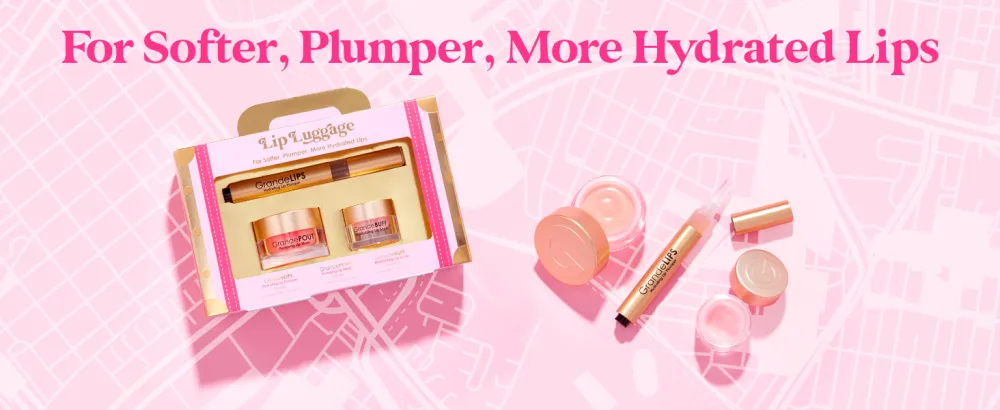 Grande Cosmetics Lip-Luggage Set - Lip Luggage Banner Desktop