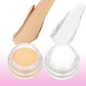 QUEEJOY Eyebrow Mapping Set includes 10mX2 Colors Brow Mapping String Eyebrow Thread  100pcs Eyebrow Ruler Stickers  Light Beige and White Brow Paste & 3 Concealer Brushes  Eyebrow Pencil and Instructions  Microblading S... - brow paste