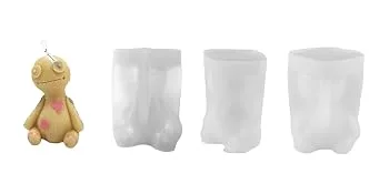 Conshvi Candle Molds Silicone | Doll Candle Molds for Candle Making  3D Craft Wax Molds for DIY Halloween Decoration A-light - product information 13
