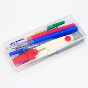 Sewing Seam Ripper Tool 7PCS  2 Big and 3 Small Handy Stitch Ripper Sewing Tools with 2 Scissors for Sewing Crafting Thread Removin Multicolor( 7PCS) - wenice package