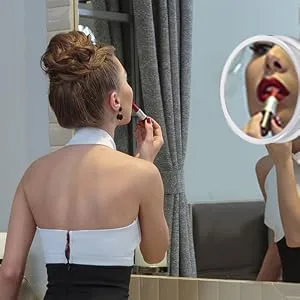 Jumbl 6  7X Magnifying Mirror  Compact Suction Cup Makeup Mirror with 7X Magnification for Bathroom  Shower  Beauty & Skin Care  Brow Threading & Tweezing - product information 5
