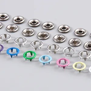 Metal Snap Button Fasteners Kit DIY Crafting Tool with Pliers Press Tool Kit for Clothing Sewing - Metal Snap Button Fasteners Kit