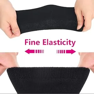 Moisturizing Gel Heel Socks Open Toe Socks Gel Lined Toeless Spa Socks for Dry Hard Cracked Heel (3P-Grey) - elasticity