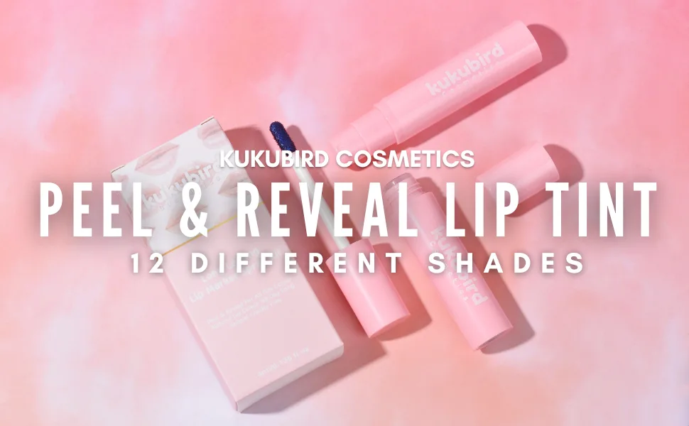kukubird Peel & Reveal Long Lasting Natural Waterproof Smudge Proof Lip Tints (Minimal) 1 Minimal - lip tint