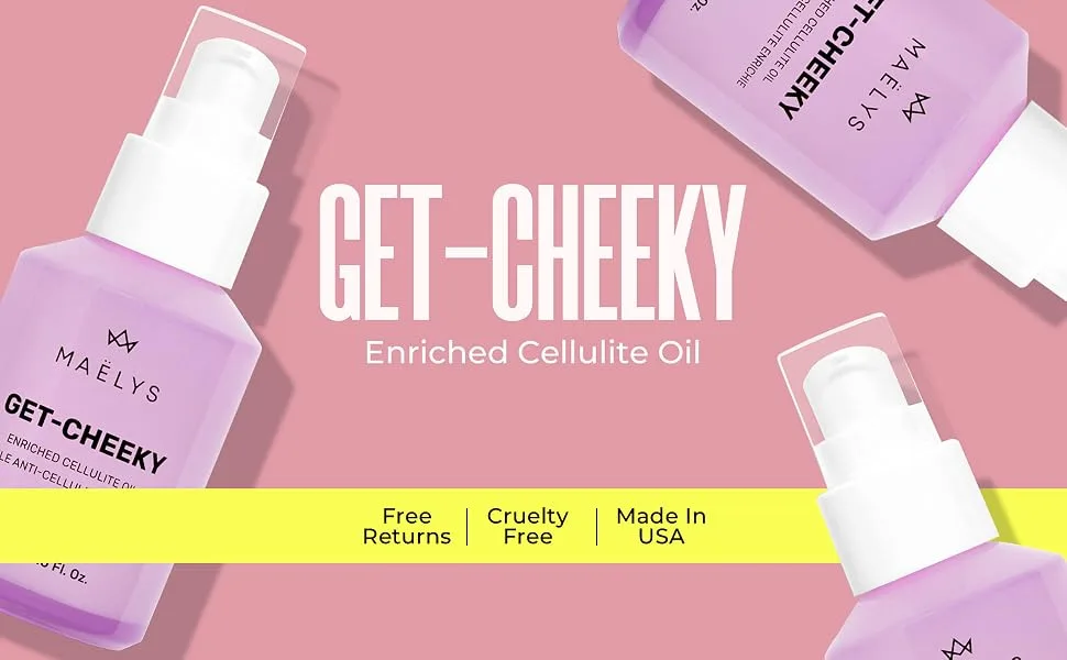 MA LYS Cosmetics GET-CHEEKY Enriched Cellulite Oil - Get-Cheeky Maelys Cosmetics